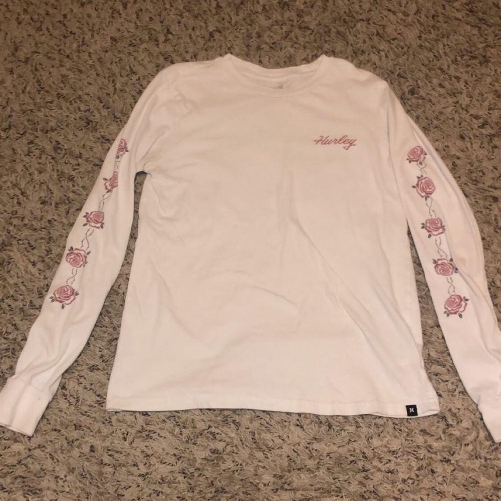 Hurley Long Sleeve with Rose arm